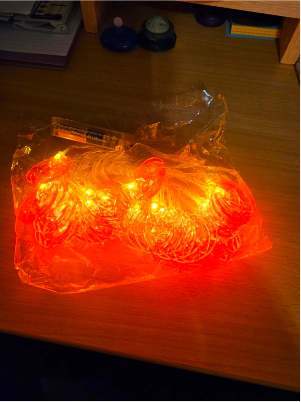 Unbranded Halloween Pumpkin LED String Lights One Size Orange